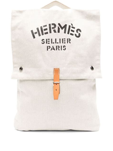 hermes sellier canvas bag|hermes small tote bag.